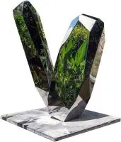 Камни полированная сталь арт-объект (517631) поставка  в Великом Устюге