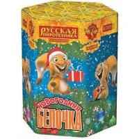 Салют Новогодняя белочка РС7079 купить от производителя Русская Пиротехника — Великий Устюг