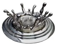 Всплеск воды из нержавеющей стали (517626) монтаж арт-объект  в Великом Устюге