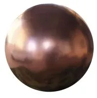 Шарик из меди ø 250 мм. (517544) сертификат - сфера арт-объект пустотелая  в Великом Устюге