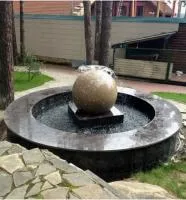 Сфера гранит фонтан 3D шар (518901) ∅ 750 мм. Великий Устюг 