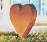 Кортеновская сталь скульптура сердце (518279) монтаж арт-объект  в Великом Устюге