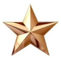Бронзовая звезда накладка на памятник в Великом Устюге (518475)