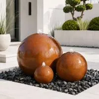 Шары 3 шт. фонтан Corten от (518907) ∅ 0,35 до 1 м. Великий Устюг 
