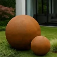 Кортен 2 шара - композиция (518935) ∅ 0,75 и 1,5 м. Великий Устюг