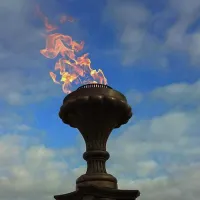 Газовая горелка апс (газ-контроль) (1629) сертификат - автомат вечный огонь ø 154 мм. ветроустойчивая  в Великом Устюге