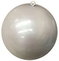 Новогодний шар белый (518857) ∅ 250 мм. Великий Устюг 