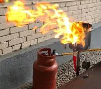 Газовая горелка электро розжиг (514267) монтаж вечный огонь ø 154 мм. ветроустойчивая  в Великом Устюге