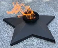 Звезда из чугуна (518232) сертификат комплект горелка ГВД 379 10 89 00 ПС вечный огонь ø 850 мм. монолит - литье  в Великом Устюге