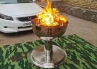 Чаша торжественного огня афины (51756458) производство для ø 360 мм. ветроустойчивая в Великом Устюге