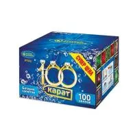 Батарея салютов 100 Карат Р7332 купить от производителя Русский Фейерверк — Великий Устюг