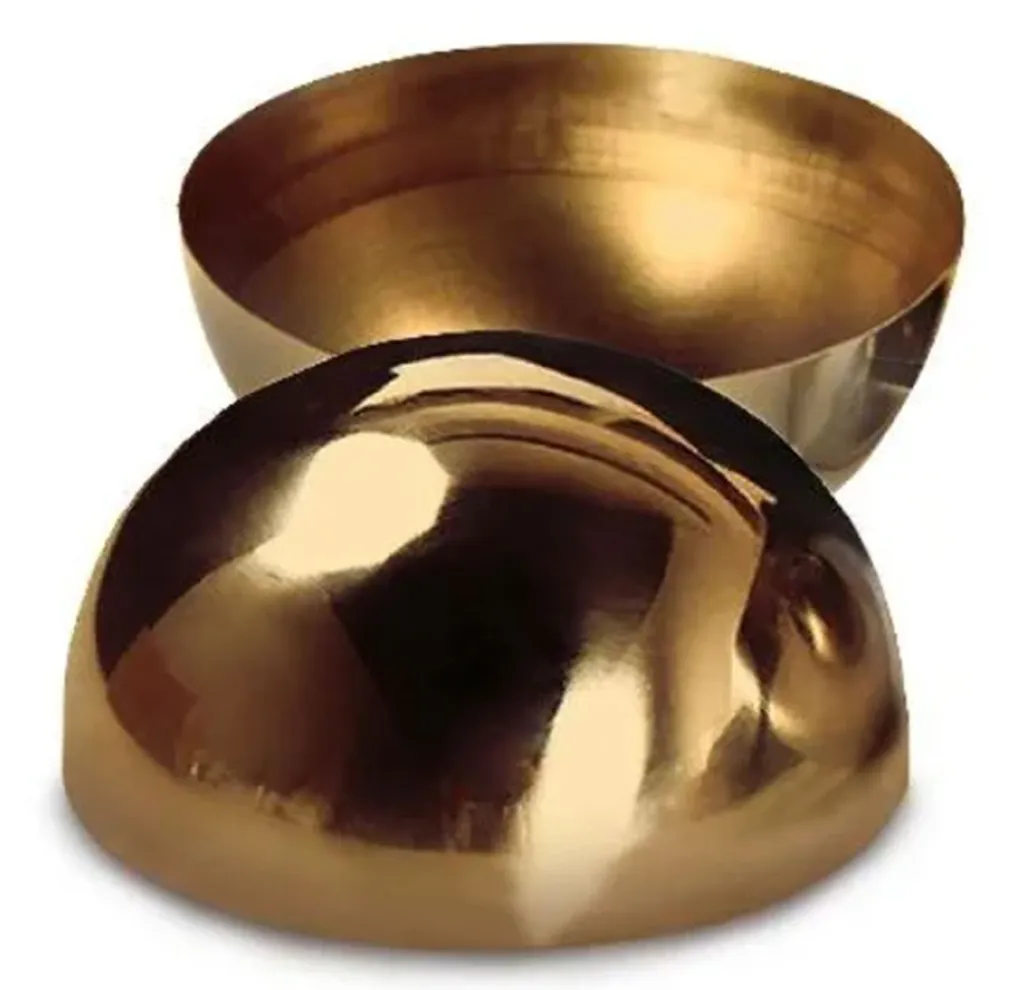 Полусферы из латуни в Великом Устюге